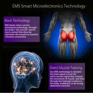 Costum EMS wireless profesional, creare masa musculara, microcurenti, electrostimulare APP SBODY WireLess - imagine 4