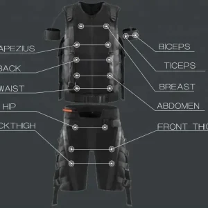 Echipament profesional fitness costum EMSBody Suit, creare masa musculara, microcurenti, electrostimulare, anticelulitic, ProBODY wireless - imagine 4